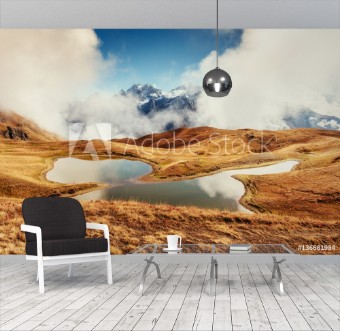 Picture of The picturesque landscape in the mountains Upper Svaneti Georg